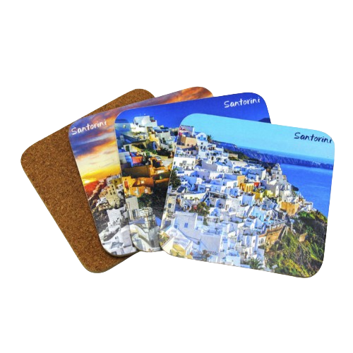 Laminated Hard Cork Coaster