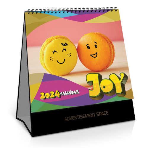 2024 Singapore Calendar With School Holiday - Joy Theme - S7802