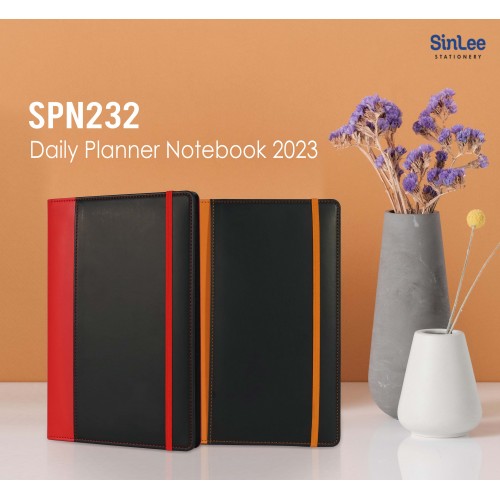 2023 Personalised Notebook / Diary / Christmas Daily Planner Notebook leather cover SPN 232