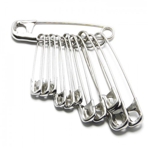 Safety Pins (3 Sizes - (12 Pcs/Pack)
