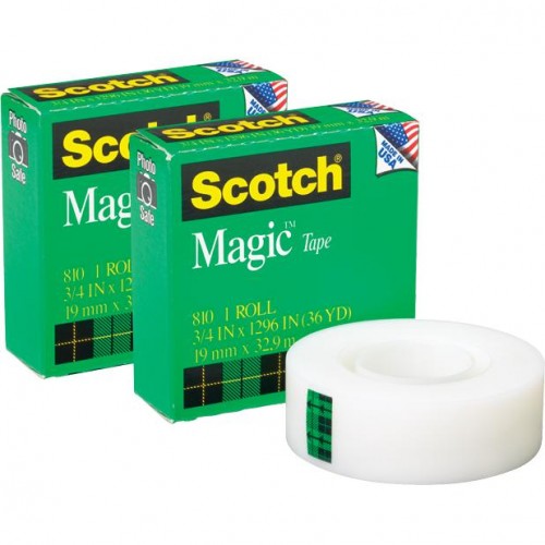 3M Scotch Magic Tape 810 (18 mm X 36 Yards)