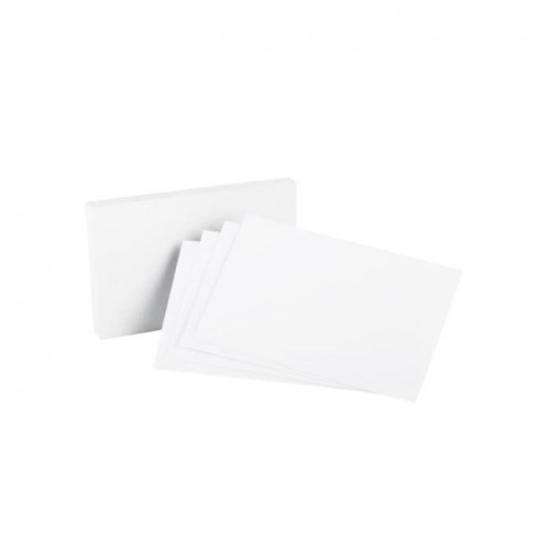 Blank Index Cards 5 x 3 inch - (50 Sheets/Pack)