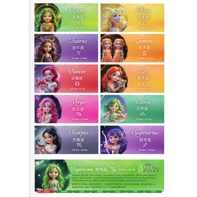 Customised Calendars