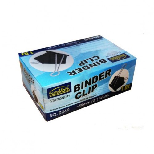 Binder Clips 50mm Box of 12 SQ-0260