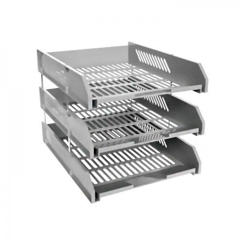 3 Tier Plastic Tray with Metal Risers A4 PX-303/21123